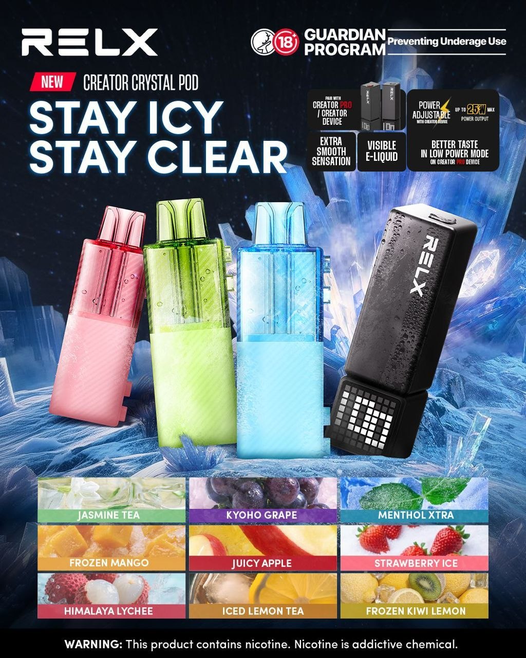 Relx Creator Crystal Pod