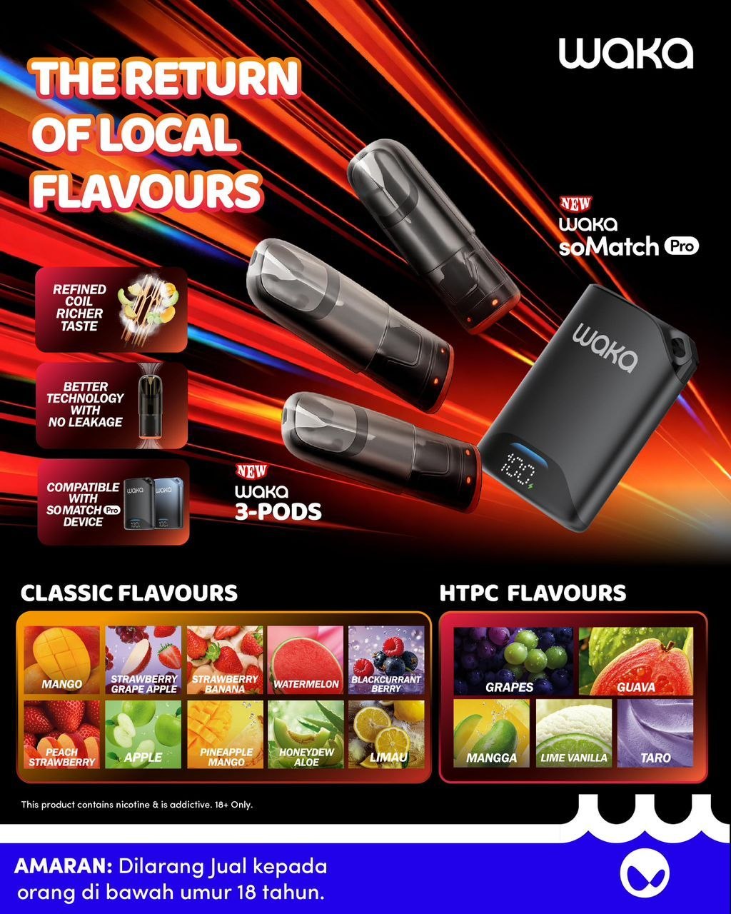 Waka 3-Pods